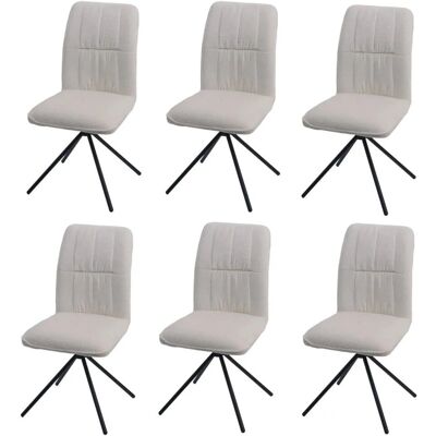 MCW Esszimmerstuhl N99 6er-Set Creme MCW Esszimmerstuhl N99 6er-Set Creme