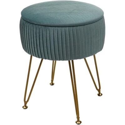 MCW Sitzhocker K47 Grün Gestell Gold MCW Sitzhocker K47 Grün Gestell Gold