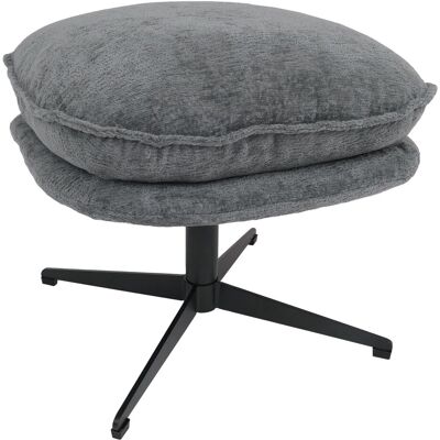 MCW Hocker mit Polster P32 Stoff/Textil Chenille Grau MCW Hocker mit Polster P32 Stoff/Textil Chenille Grau