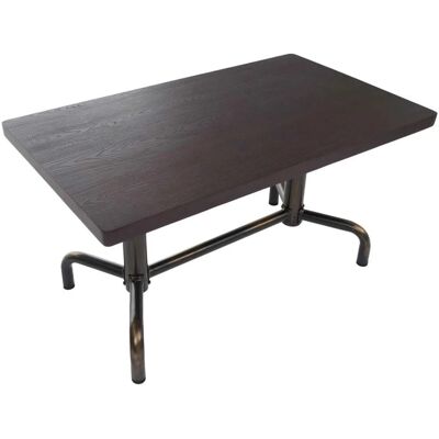 MCW Esszimmertisch P31 Dunkel Bronze Gestell 140x80cm MCW Esszimmertisch P31 Dunkel Bronze Gestell 140x80cm