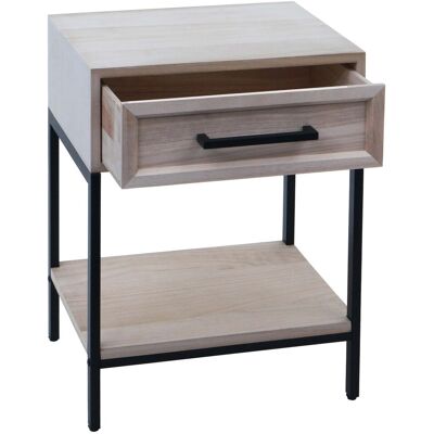MCW Nachttisch N91 Shabby-Look Paulownia Holz 59x43x36cm Natur MCW Nachttisch N91 Shabby-Look Paulownia Holz 59x43x36cm Natur