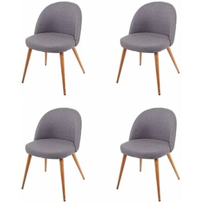 MCW - MCW-D53 - Dunkelgrau - Polyesterstoff - Esstischstuhl MCW - MCW-D53 - Dunkelgrau - Polyesterstoff - Esstischstuhl