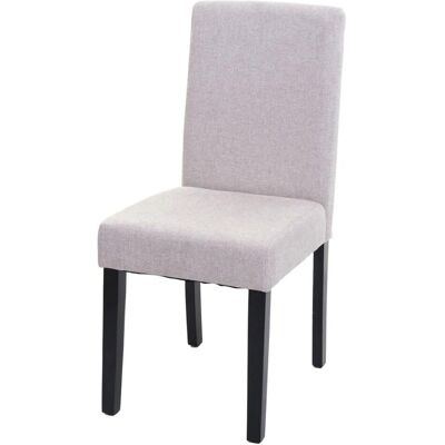 MCW Esszimmerstuhl Littau Creme-Beige Dunkle Beine MCW Esszimmerstuhl Littau Creme-Beige Dunkle Beine