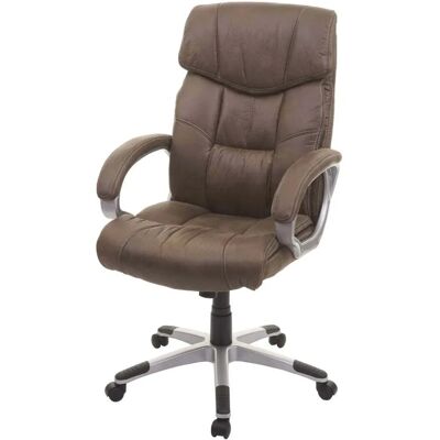 MCW Bürostuhl A71 Wildleder-Optik Braun MCW Bürostuhl A71 Wildleder-Optik Braun