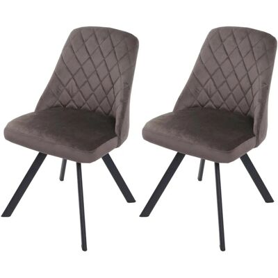 MCW Esszimmerstuhl K25 2er-Set Dunkelbraun MCW Esszimmerstuhl K25 2er-Set Dunkelbraun