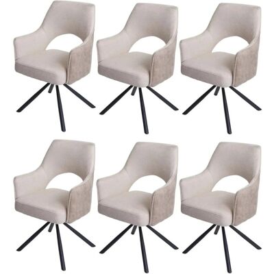MCW Esszimmerstuhl K30 6er-Set Creme MCW Esszimmerstuhl K30 6er-Set Creme