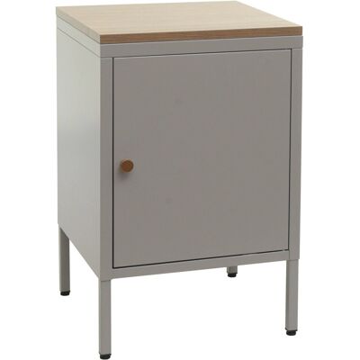 MCW Nachttisch L84 Metall 63x40x40cm Melaminbeschichtet Grau MCW Nachttisch L84 Metall 63x40x40cm Melaminbeschichtet Grau