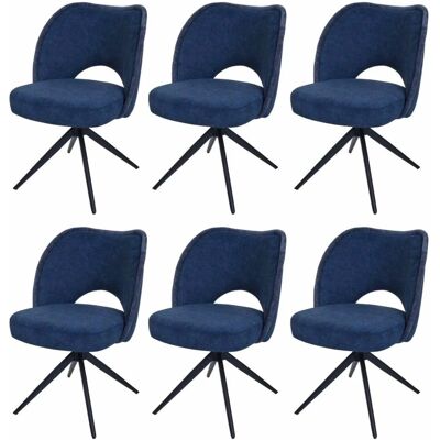 MCW Esszimmerstuhl N72 6er-Set Blau MCW Esszimmerstuhl N72 6er-Set Blau