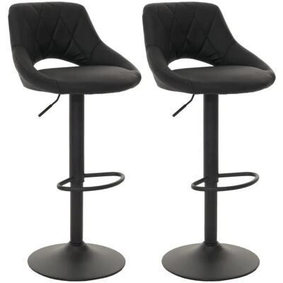 MCW 2er-Set Barhocker N64 Schwarz MCW 2er-Set Barhocker N64 Schwarz