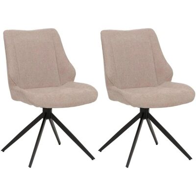 MCW Esszimmerstuhl O48 2er-Set Beige MCW Esszimmerstuhl O48 2er-Set Beige