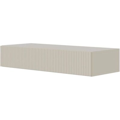 Selsey Veldio Wand-Konsole 90 cm mit Lamellenfront und Schublade Greige Selsey Veldio Wand-Konsole 90 cm mit Lamellenfront und Schublade Greige