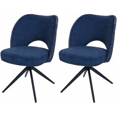 MCW Esszimmerstuhl N72 2er-Set Blau MCW Esszimmerstuhl N72 2er-Set Blau
