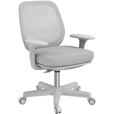 Vinsetto Bürostuhl Polyester Kunststoff 55L x 48B x 82,5-94,5H cm Grau Vinsetto Bürostuhl Polyester Kunststoff 55L x 48B x 82,5-94,5H cm Grau