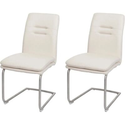 Marke Model Luge-Stil Crème-Beige Esszimmerstuhl - Esszimmerstuhl Marke Model Luge-Stil Crème-Beige Esszimmerstuhl - Esszimmerstuhl