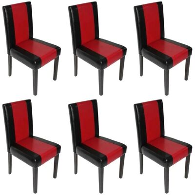 Littaunoir Set aus 6 modernen Esszimmerstühlen Littaunoir Set aus 6 modernen Esszimmerstühlen
