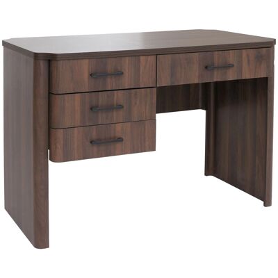 MCW Schreibtisch P42 4 Schubladen MDF 78x110x60cm Walnuss-Optik MCW Schreibtisch P42 4 Schubladen MDF 78x110x60cm Walnuss-Optik