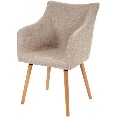 MCW 6er-Set Esszimmerstuhl Vaasa T382 Retro 50er Jahre Design Textil Creme-Grau MCW 6er-Set Esszimmerstuhl Vaasa T382 Retro 50er Jahre Design Textil Creme-Grau