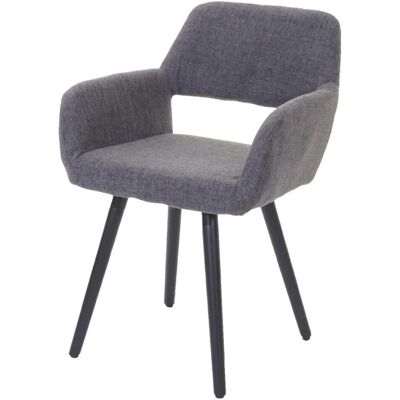 MCW Esszimmerstuhl A50 II Textil Grau Dunkle Beine MCW Esszimmerstuhl A50 II Textil Grau Dunkle Beine
