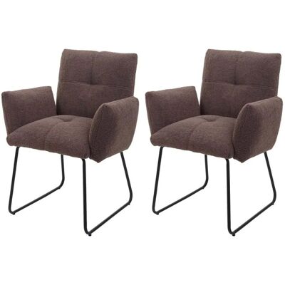MCW Esszimmerstuhl K34 2er-Set Braun MCW Esszimmerstuhl K34 2er-Set Braun