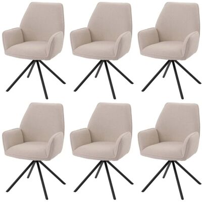 MCW Esszimmerstuhl G67 Boucle 6er-Set Creme MCW Esszimmerstuhl G67 Boucle 6er-Set Creme