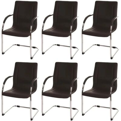 MCW Esszimmerstuhl Perm 6er-Set Braun MCW Esszimmerstuhl Perm 6er-Set Braun
