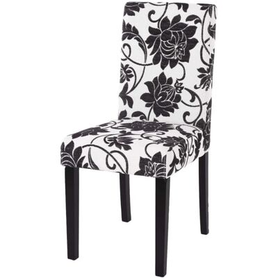 MCW Esszimmerstuhl Littau Jacquard Jacquard Schwarz Dunkle Beine MCW Esszimmerstuhl Littau Jacquard Jacquard Schwarz Dunkle Beine