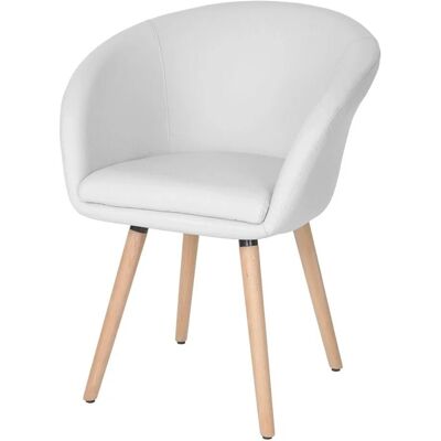 MCW Esszimmerstuhl Vaasa T633 Kunstleder Weiß MCW Esszimmerstuhl Vaasa T633 Kunstleder Weiß