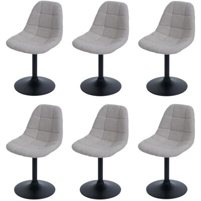 MCW Esszimmerstuhl A60 6er-Set Stoff/Textil Boucle 450g/m² Taupe MCW Esszimmerstuhl A60 6er-Set Stoff/Textil Boucle 450g/m² Taupe