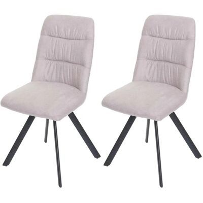 MCW Esszimmerstuhl J69 2er-Set Creme-Beige MCW Esszimmerstuhl J69 2er-Set Creme-Beige