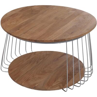 MCW MCA Couchtisch P60 Metall MDF Rund Ø 70cm Braun MCW MCA Couchtisch P60 Metall MDF Rund Ø 70cm Braun