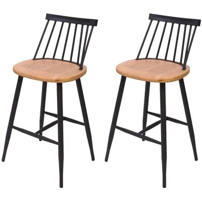 MCW Barhocker G69 2er-Set Naturfarben MCW Barhocker G69 2er-Set Naturfarben