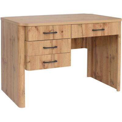 MCW Schreibtisch P42 4 Schubladen MDF 78x110x60cm Wotan-Eiche-Optik MCW Schreibtisch P42 4 Schubladen MDF 78x110x60cm Wotan-Eiche-Optik