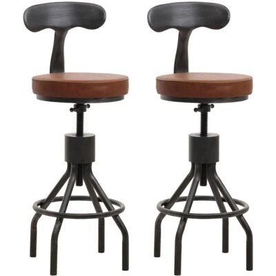 MCW 2er-Set Barhocker N22 Braun MCW 2er-Set Barhocker N22 Braun