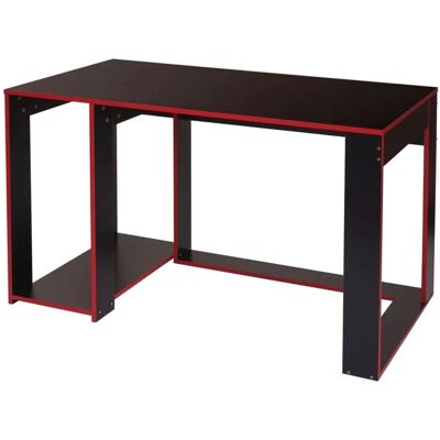 MCW Schreibtisch J26 Schwarz-Rot MCW Schreibtisch J26 Schwarz-Rot