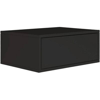 Selsey Nachttisch Framme Hängend mit Schublade Schwarz 50 cm Selsey Nachttisch Framme Hängend mit Schublade Schwarz 50 cm