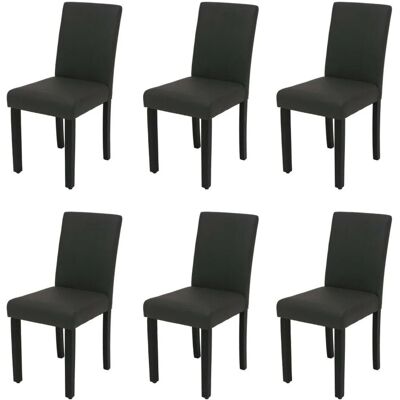MCW Esszimmerstuhl O65d 6er-Set Dunkelgrau MCW Esszimmerstuhl O65d 6er-Set Dunkelgrau