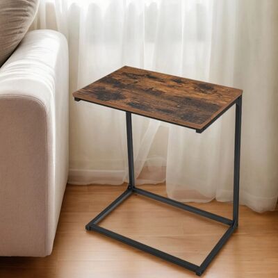 Songmics Couchtisch Barnet Platzsparend Braun-Schwarz Songmics Couchtisch Barnet Platzsparend Braun-Schwarz