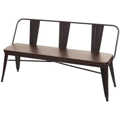 MCW 3er Sitzbank H10 Schwarz-Braun MCW 3er Sitzbank H10 Schwarz-Braun