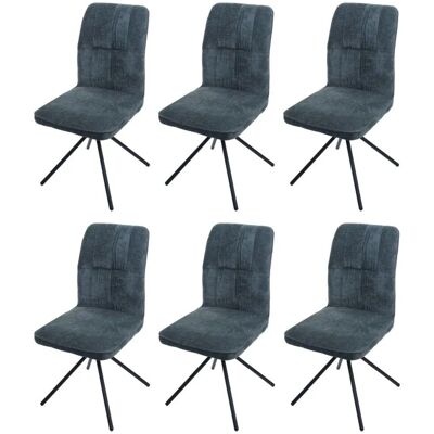 MCW Esszimmerstuhl N99 6er-Set Blau-Grün MCW Esszimmerstuhl N99 6er-Set Blau-Grün