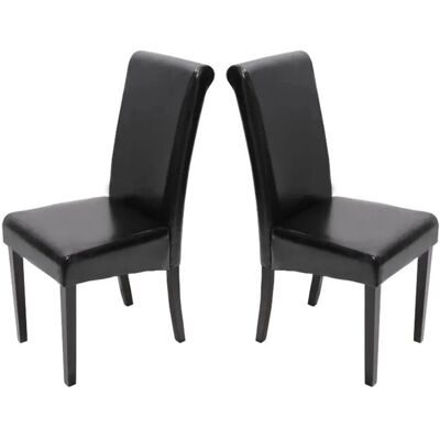 MCW Esszimmerstuhl Lecce II 2er-Set Schwarz Dunkle Beine MCW Esszimmerstuhl Lecce II 2er-Set Schwarz Dunkle Beine