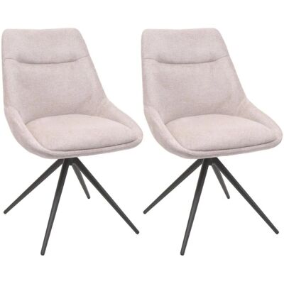 MCW Esszimmerstuhl M65 2er-Set Creme-Beige MCW Esszimmerstuhl M65 2er-Set Creme-Beige