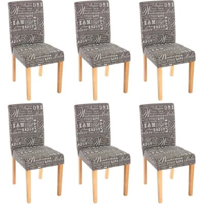 MCW - Littau - Grau Stoff - Dining chairs MCW - Littau - Grau Stoff - Dining chairs