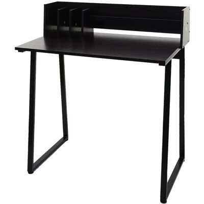 MCW Konsolentisch K69 82x51cm 3D-Struktur Metall MDF Schwarz MCW Konsolentisch K69 82x51cm 3D-Struktur Metall MDF Schwarz