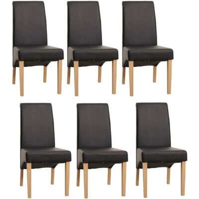 MCW - M37 - Schwarz - Mattes PU-Leder - Dining chairs MCW - M37 - Schwarz - Mattes PU-Leder - Dining chairs