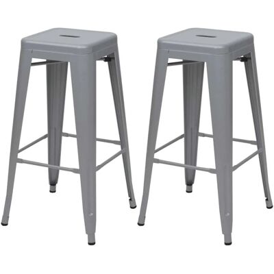 MCW Barhocker A73 2er-Set Grau MCW Barhocker A73 2er-Set Grau