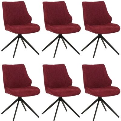MCW Esszimmerstuhl O48 6er-Set Bordeaux MCW Esszimmerstuhl O48 6er-Set Bordeaux