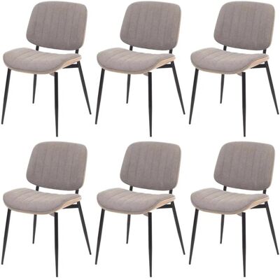MCW Esszimmerstuhl O44 6er-Set Natur Hellgrau MCW Esszimmerstuhl O44 6er-Set Natur Hellgrau