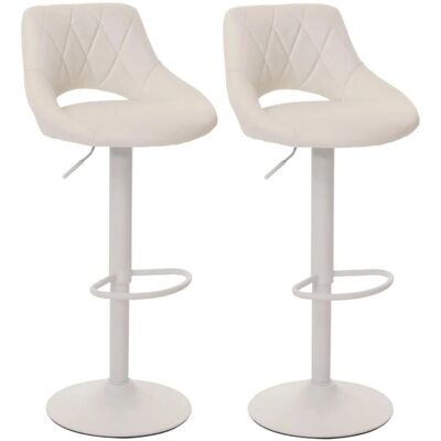 MCW 2er-Set Barhocker N64 Weiß MCW 2er-Set Barhocker N64 Weiß