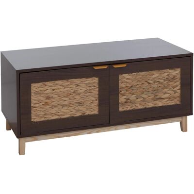 MCW Sitzbank P54 MDF Melamin Wasserhyazinthefront 45x100x42cm Walnuss-Optik MCW Sitzbank P54 MDF Melamin Wasserhyazinthefront 45x100x42cm Walnuss-Optik
