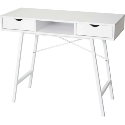 MCW Konsolentisch E92 3D-Struktur 100x40cm Weiß MCW Konsolentisch E92 3D-Struktur 100x40cm Weiß